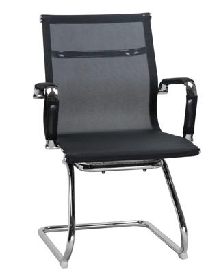 Офисное кресло DOBRIN Офисное кресло для посетителей DOBRIN CODY MESH, черный арт. LMR-102N_CH-M_MSH-black