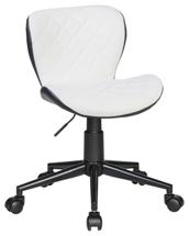 Офисное кресло DOBRIN Офисное кресло для персонала DOBRIN RORY, бело-чёрный арт. LM-9700