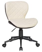 Офисное кресло DOBRIN Офисное кресло для персонала DOBRIN RORY, кремово-коричневый арт. LM-9700