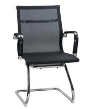 Офисное кресло DOBRIN Офисное кресло для посетителей DOBRIN CODY MESH, черный арт. LMR-102N_CH-M_MSH-black