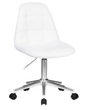 Офисное кресло DOBRIN Офисное кресло для персонала DOBRIN MONTY, белый арт. LM-9800_CH-M_EL-white