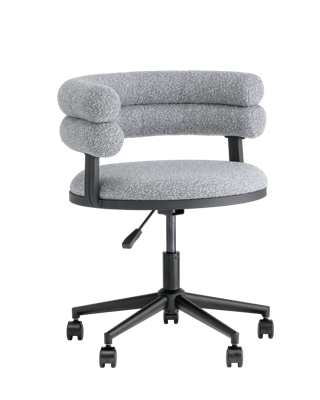 Офисное кресло Stool Group Стул офисный Ponty серый чёрные ножки арт. УТ000040475