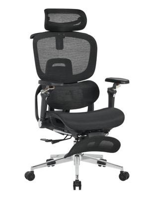 Офисное кресло Stool Group Кресло офисное TopChairs Prodigy с оттоманкой черный арт. УТ000041699