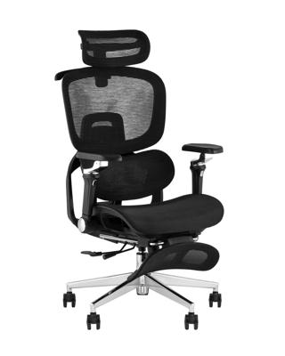 Офисное кресло Stool Group Кресло офисное TopChairs Prodigy с оттоманкой черный арт. УТ000041699