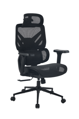 Офисное кресло Stool Group Кресло офисное TopChairs Structo черная сетка арт. УТ000042055