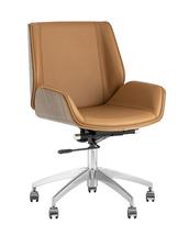 Офисное кресло Stool Group Кресло офисное TopChairs Crown NEW, коричневое УЦЕНКА арт. УТ000035609