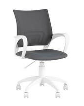 Офисное кресло Stool Group Кресло офисное Topchairs ST-BASIC-W серая ткань крестовина белый пластик арт. УТ000036061