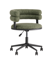 Офисное кресло Stool Group Стул офисный Ponty зелёный чёрные ножки арт. УТ000040477