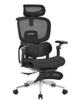 Офисное кресло Stool Group Кресло офисное TopChairs Prodigy с оттоманкой черный арт. УТ000041699