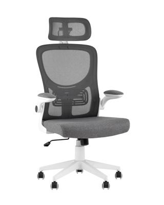 Офисное кресло TopChairs Кресло офисное TopChairs Airone серый ткань арт. УТ000040352