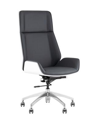 Офисное кресло TopChairs Кресло руководителя TopChairs Crown SN серо-голубой арт. УТ000038528