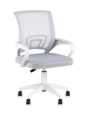 Офисное кресло TopChairs Кресло офисное TopChairs Simple SN серый пластик белый арт. УТ000042081