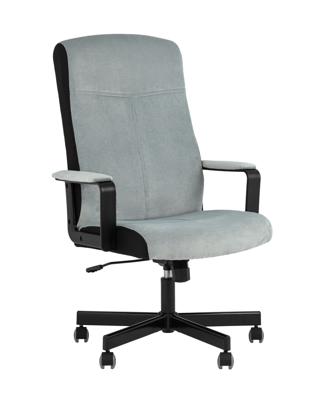 Офисное кресло TopChairs Кресло руководителя TopChairs ST-DOMINGO серо-голубой арт. УТ000036498