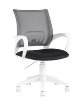Офисное кресло TopChairs Кресло офисное TopChairs ST-BASIC-W серый крестовина пластик белый арт. УТ000035493