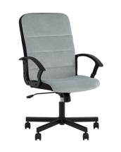 Офисное кресло TopChairs Компьютерное кресло TopChairs ST-TRACER серо-голубой арт. УТ000036640