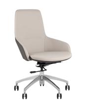 Офисное кресло TopChairs Кресло офисное TopChairs Soulo светло-серый, серый арт. УТ000039420