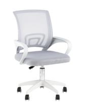 Офисное кресло TopChairs Кресло офисное TopChairs Simple SN серый пластик белый арт. УТ000042081