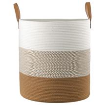 Остальные предметы Bergenson Bjorn Корзина для хранения moen D45х50 см, бежевая/горчичная арт. TL-BB-BSKMN-CTN-45