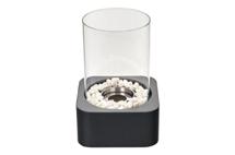 Остальные предметы Bradexhome Биокамин настольный "SQUARE", 17x17x25,5 см, из металла, стекла арт. TD 0746