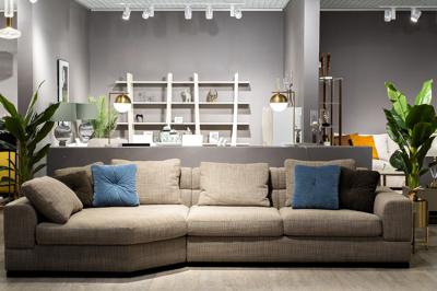 Остальные предметы Garda Decor Комплект мебели №2 диван LAZIO, угол трапеция левый арт. НЕ ИСПОЛЬЗОВАТЬ!
