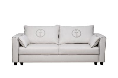 Остальные предметы Garda Decor Диван Marco трехмест. раскл., св.серый Koza2601-ECRU+Nev21 225*102*92см арт. MARCO-Koza2601-ECRU+Nev21