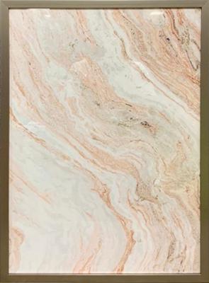 Остальные предметы Garda Decor 89VOR-MARBLE1 Постер "Розовый мрамор-1" 50*70см, багет арт. 89VOR-MARBLE1