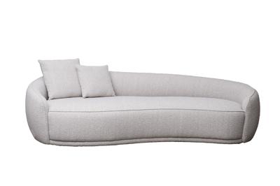 Остальные предметы Garda Decor Диван трехместный GD/Toulon (левый) бежевый букле Orso BEG 257*119*72см арт. GD/TOULON-3TL-ORSO BEG