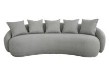 Остальные предметы Garda Decor 87YY-22085 Диван Forli светло-серый 250*116*72см арт. 87YY-22085