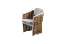 Остальные предметы Garda Decor 39AR-KRES-403 BEL Кресло "Мэвис" уличное белое 63*63*79см арт. 39AR-KRES-403