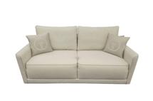 Остальные предметы Garda Decor Диван Портофино(Portofino) 200 двухм раскл с кантом букле экрю Orso-Ecru+Enzo000 арт. PORTOFINO-200-Orso Ecru+Enzo000