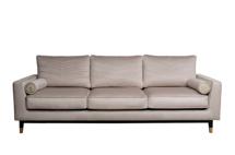 Остальные предметы Garda Decor Диван Мадрид Память(Madrid Memory) с кантом трехм. без мех.,велюр бежевый Colt021+Colt030 арт. MADRID-Memory-Colt021+Colt030