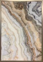 Остальные предметы Garda Decor 89VOR-MARBLE4 Постер "Серый мрамор-2" 70*100см, багет арт. 89VOR-MARBLE4