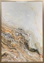 Остальные предметы Garda Decor 89VOR-MARBLE3 Постер "Серый мрамор-1" 70*100см, багет арт. 89VOR-MARBLE3