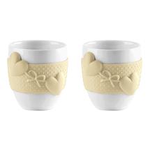 Остальные предметы Guzzini Набор чашек для эспрессо love, 80 мл, желтый, 2 шт. арт. 11490079