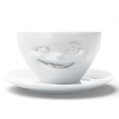 Остальные предметы Tassen Чайная пара winking, 200 мл, белая арт. T01.48.01