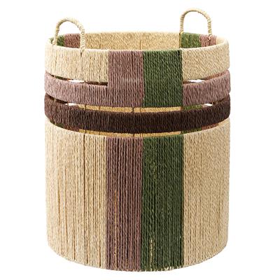 Остальные предметы Tkano Корзина плетеная bongo nature из коллекции ethnic, размер m арт. TK24-ST_BA0005