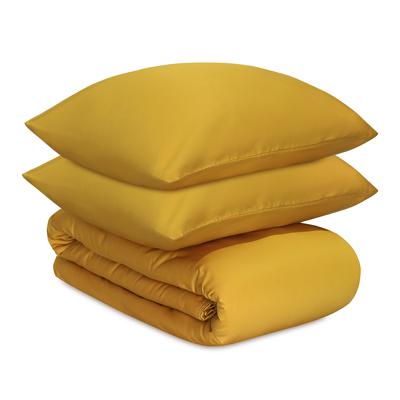 Остальные предметы Tkano Комплект постельного белья из премиального сатина горчичного цвета из коллекции essential, 150х200 см арт. TK24-DC0043