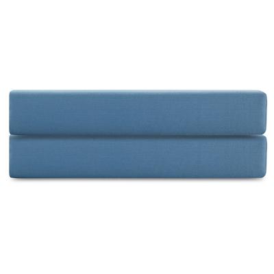 Остальные предметы Tkano Простыня на резинке из премиального сатина джинсово-синего цвета из коллекции essential, 200х200х30 арт. TK25-FS0006