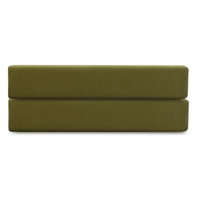 Остальные предметы Tkano Простыня на резинке из премиального сатина оливкового цвета из коллекции essential, 160х200х30 см арт. TK25-FS0001