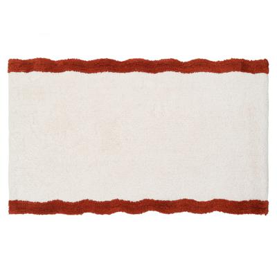 Остальные предметы Tkano Коврик для ванной с кантом терракотового цвета из коллекции trendy ruffles, 50x80 см арт. TK25-BM0005