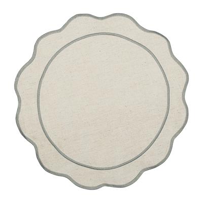 Остальные предметы Tkano Салфетка под приборы anemone из коллекции trendy ruffles, D38 см, серый арт. TK25-PM0004