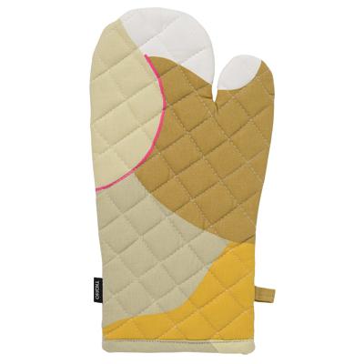 Остальные предметы Tkano Прихватка-варежка из хлопка горчичного цвета с авторским принтом из коллекции freak fruit, 33х17,5 см арт. TK20-OM0010