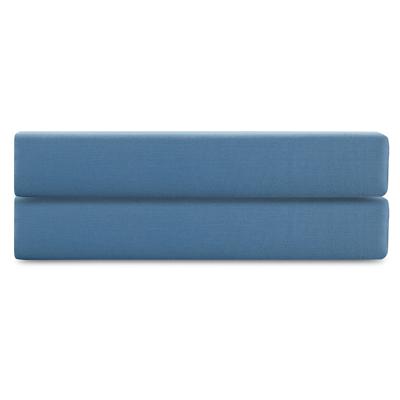 Остальные предметы Tkano Простыня на резинке из премиального сатина джинсово-синего цвета из коллекции essential,  160х200х30 арт. TK25-FS0004