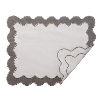 Остальные предметы Tkano Салфетка под приборы с контрастным кантом серого цвета из коллекции trendy ruffles, 35х45 см арт. TK25-PM0007