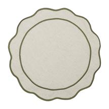 Остальные предметы Tkano Салфетка под приборы anemone из коллекции trendy ruffles, D40 см, оливковый арт. TK25-PM0006
