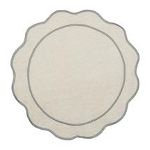 Остальные предметы Tkano Салфетка под приборы anemone из коллекции trendy ruffles, D40 см, серый арт. TK25-PM0004