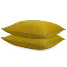 Остальные предметы Tkano Набор из двух наволочек оливкового цвета с контрастным кантом из коллекции essential, 50х70 см арт. TK22-PCI0003