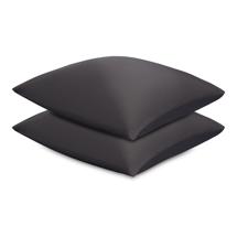 Остальные предметы Tkano Набор наволочек из премиального сатина темно-серого цвета из коллекции essential, 70х70 см арт. TK24-PC0033