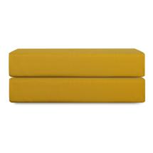 Остальные предметы Tkano Простыня на резинке из премиального сатина горчичного цвета из коллекции essential, 160х200х30 см арт. TK24-FS0050