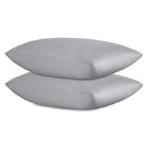 Остальные предметы Tkano Набор наволочек из премиального сатина светло-серого цвета из коллекции essential, 50х70 см арт. TK25-PC0007